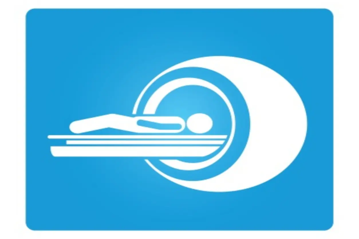 Illustration of an MRI scan procedure.